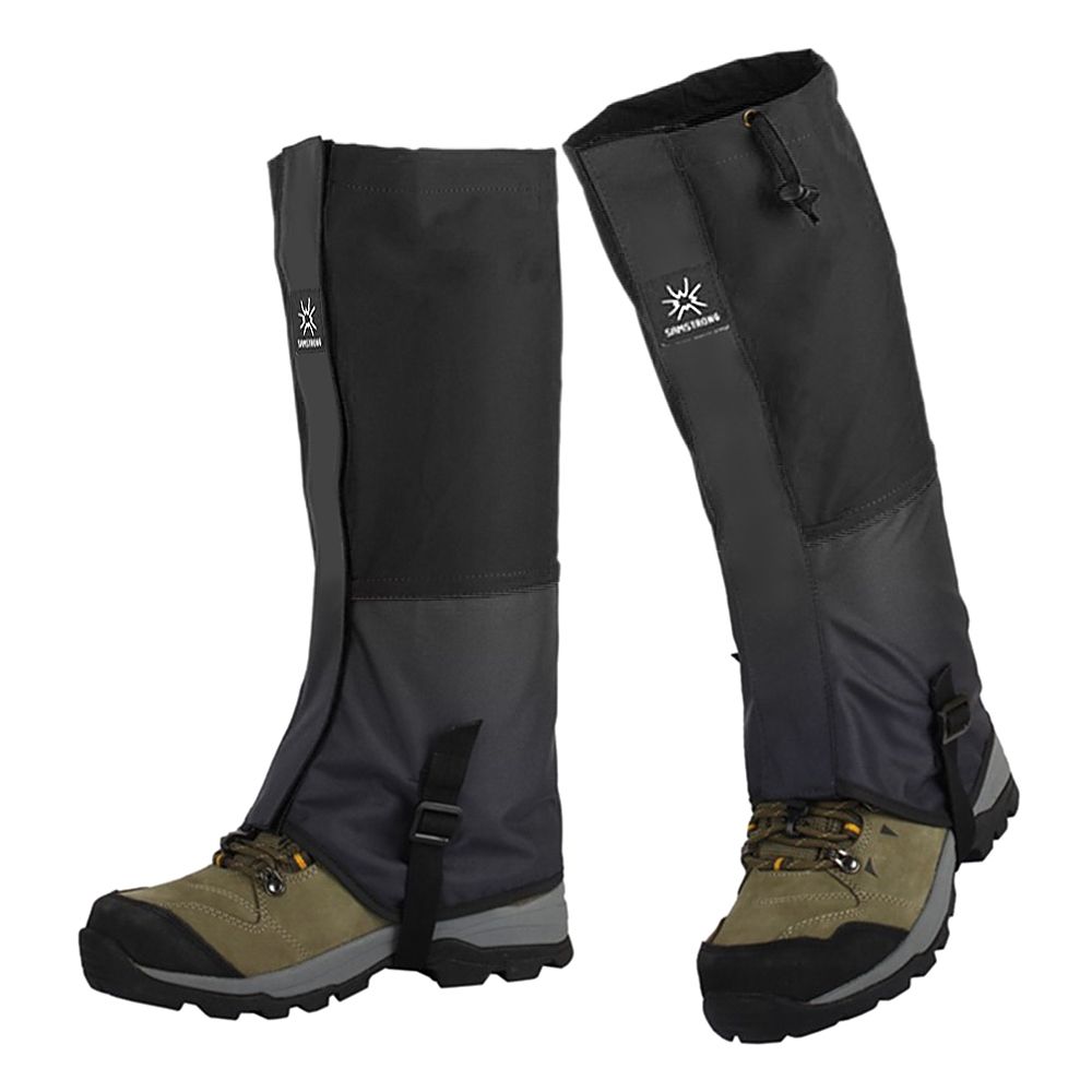 1 Pair Outdoor Snow Boot Gaiter Adjustable Drawstring Shoe