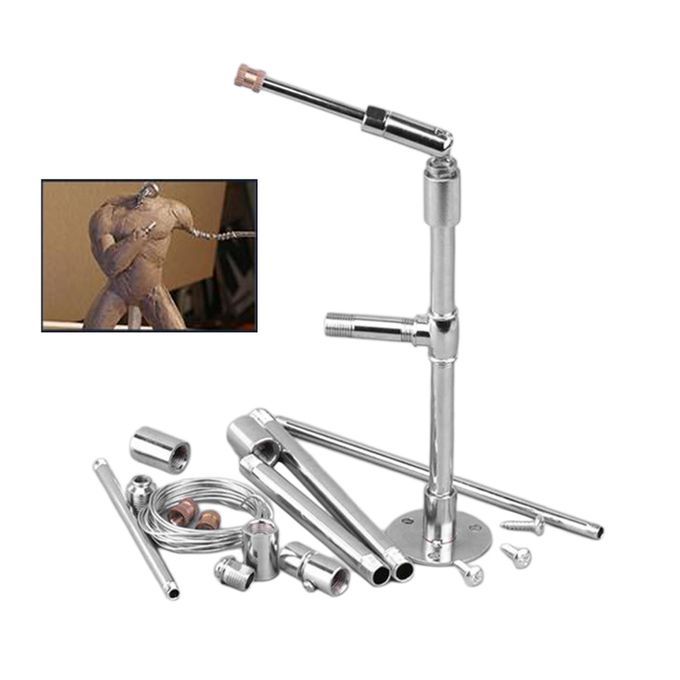 1Set Pottery Clay Model Stand Combine Metal Pipe  Sculpting Statue