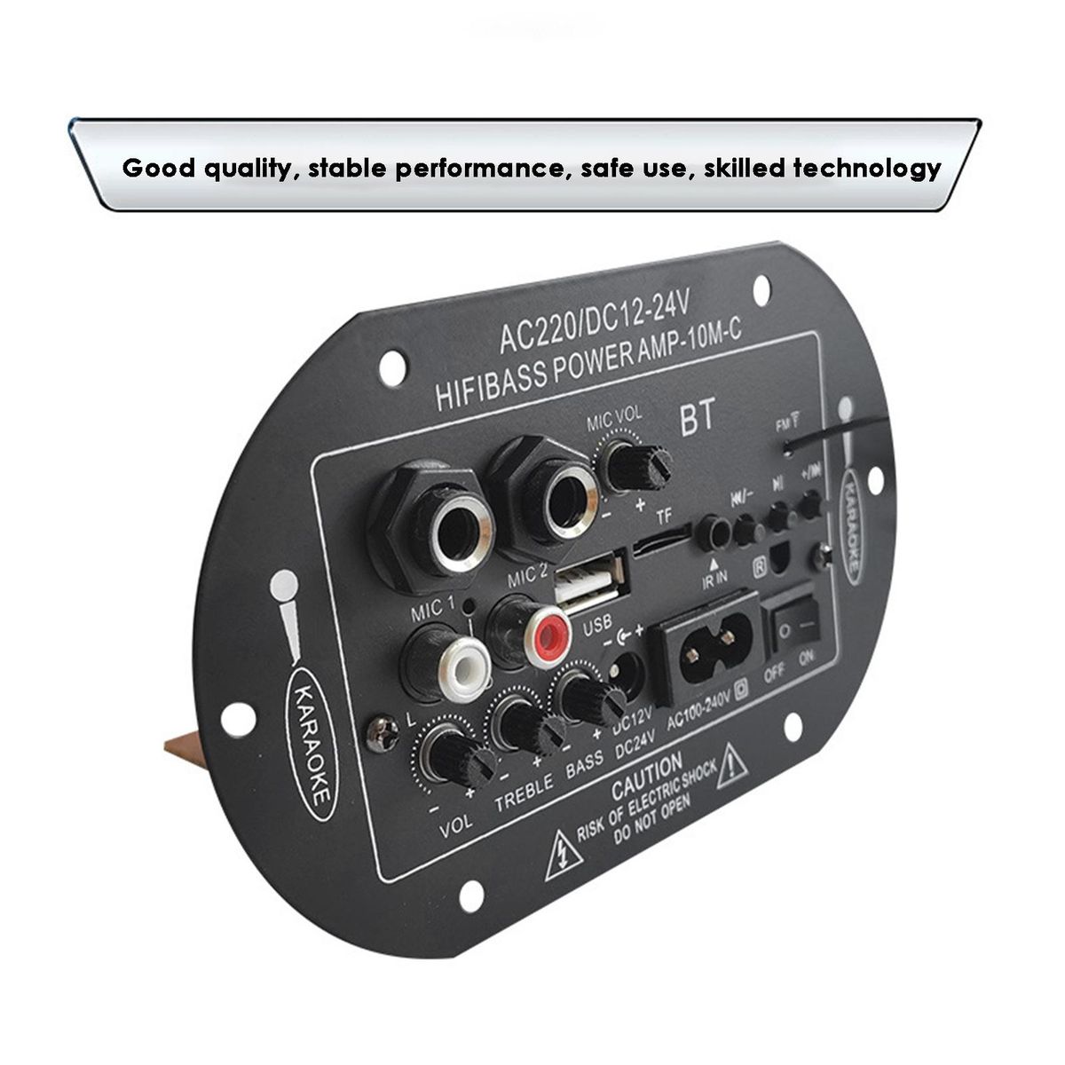 Audio Power Amplifier Module Auto Car High-Power Amplifier Board Module Set EU Plug