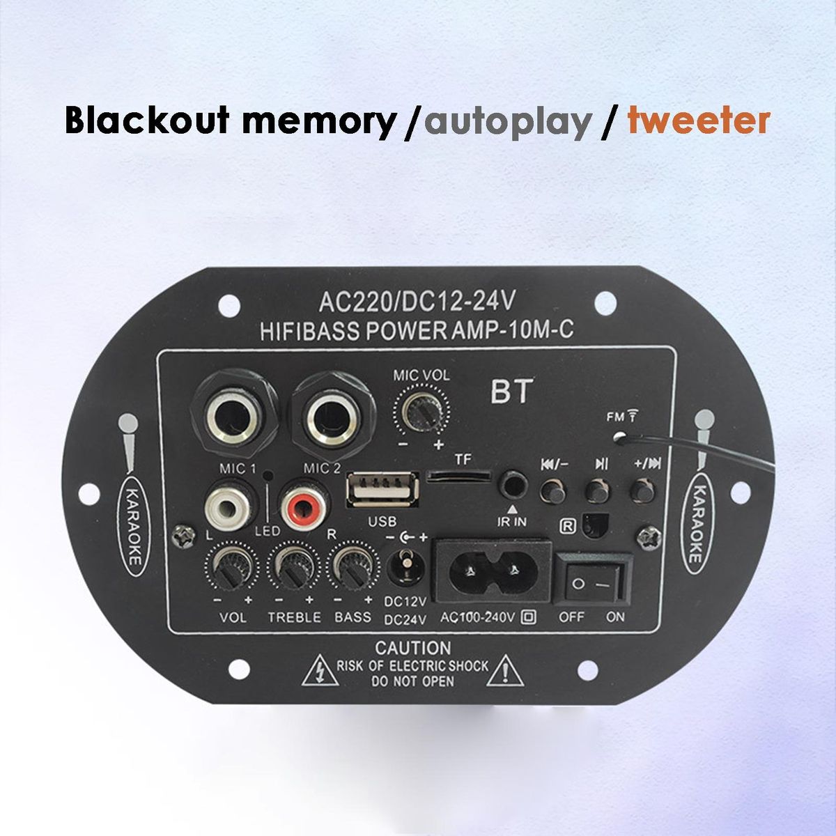 Audio Power Amplifier Module Auto Car High-Power Amplifier Board Module Set EU Plug