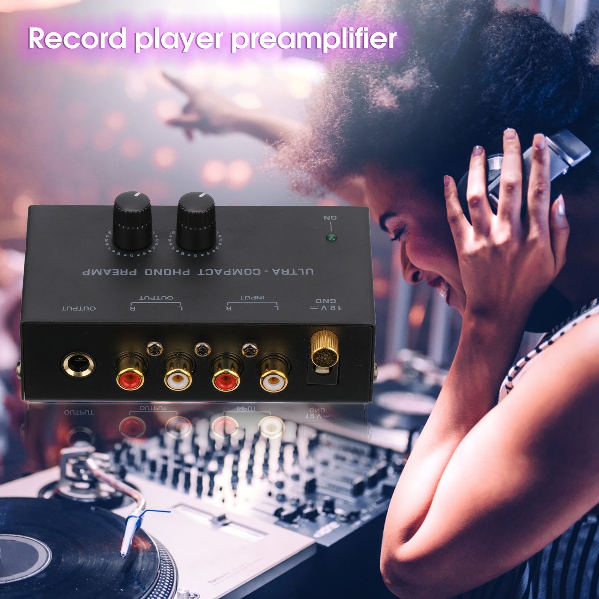 Phono Preamplifier   High Fidelity Sound Turntable AU Plug