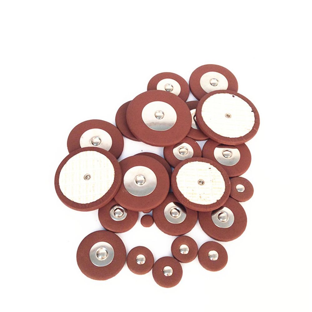 26 Pieces Of Sax Leather Pads Replacement For Alto Saxophone