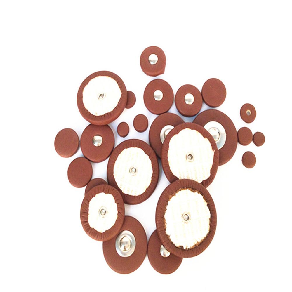 26 Pieces Of Sax Leather Pads Replacement For Alto Saxophone