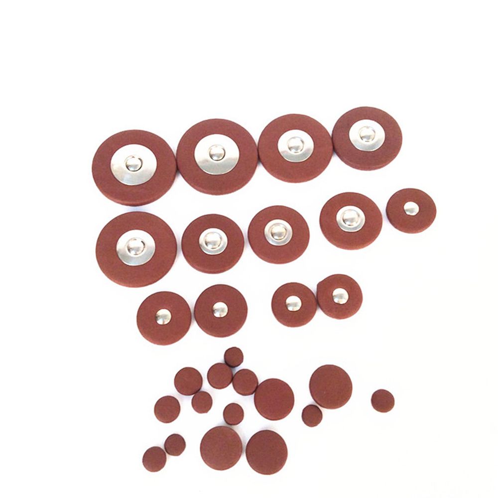 26 Pieces Of Sax Leather Pads Replacement For Alto Saxophone