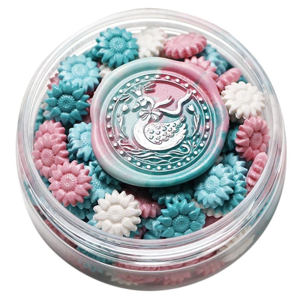 Wax Seal Beads, 150Pcs Sunflower Shape Wax Sealing Beads