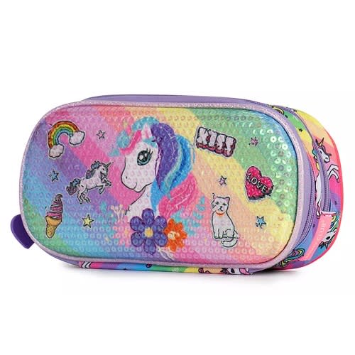 Girls Unicorn Sequins Water-proof Sturdy School Bag Set