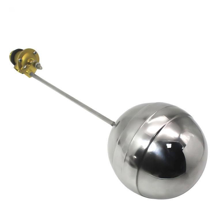 Adjustable Stainless Steel Float Valve Large Flow Copper Valve Body Automatic Switch Water Level Controller Water Tower Water Tank 4 Points