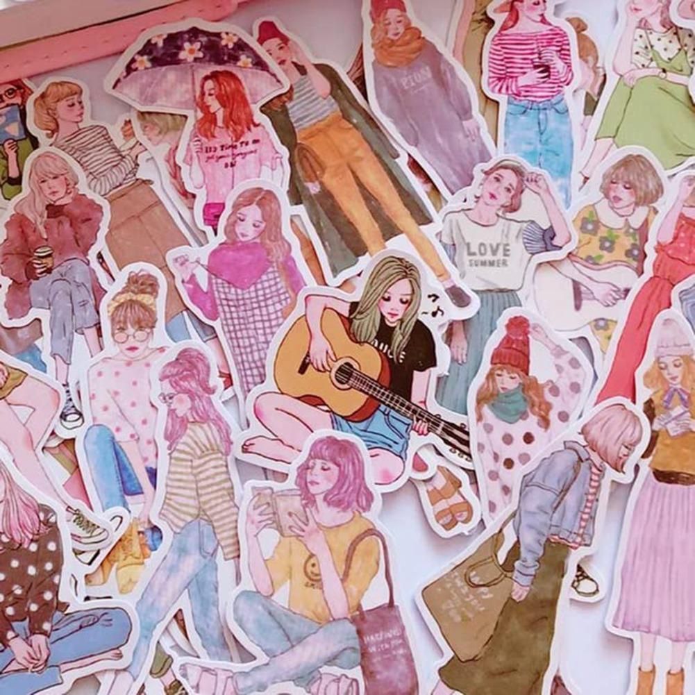 101 Pcs People Stickers for Journaling Scrapbooking,Urban