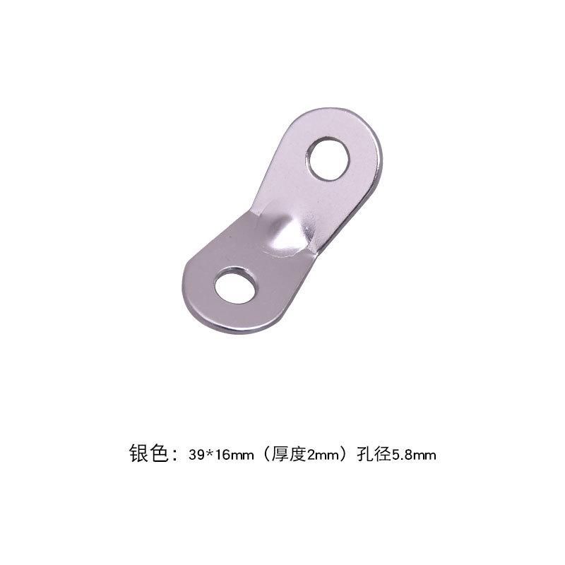 Outdoor tent aluminum alloy double hole rope buckle canopy anti-slip stop adjustment buckle camping accessories binocular wind rope buckle factory silver