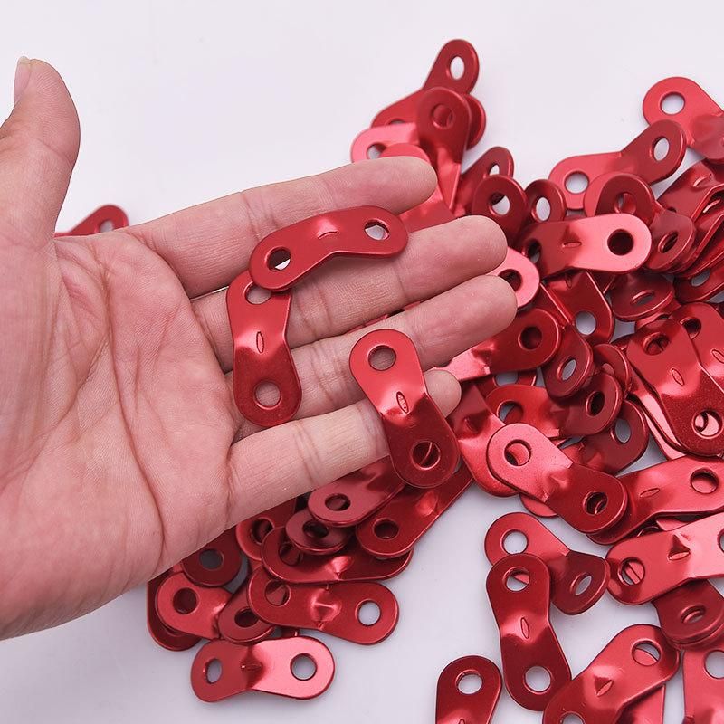 Outdoor tent aluminum alloy double hole rope buckle canopy anti-slip stop adjustment buckle camping accessories binocular wind rope buckle factory silver