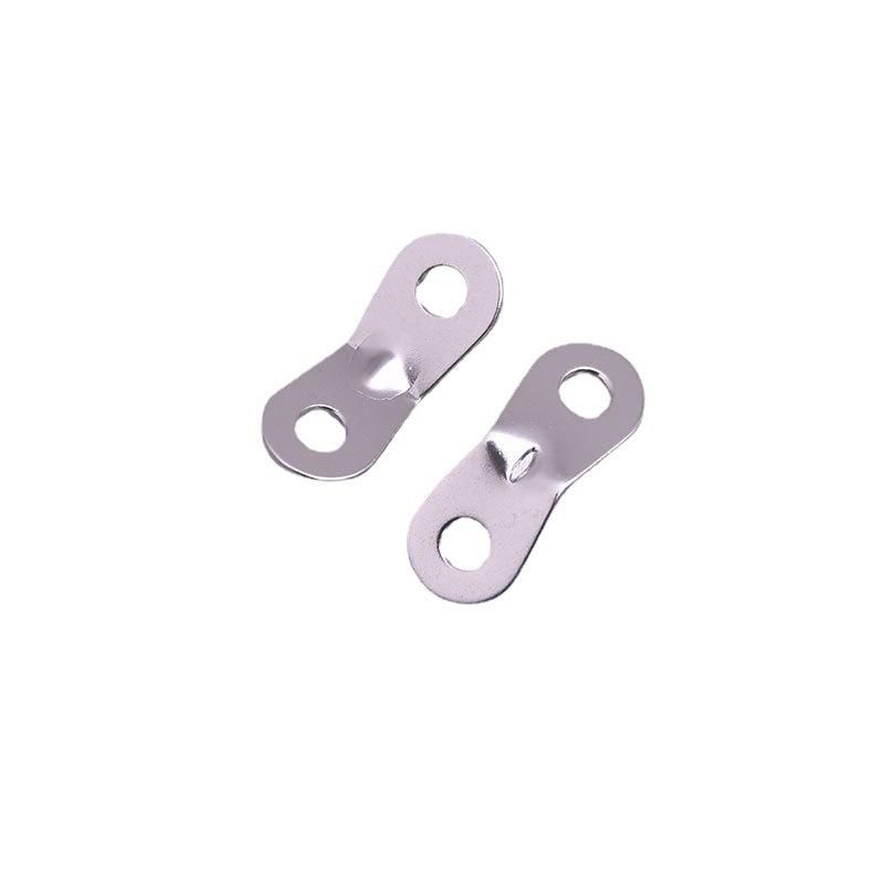 Outdoor tent aluminum alloy double hole rope buckle canopy anti-slip stop adjustment buckle camping accessories binocular wind rope buckle factory silver