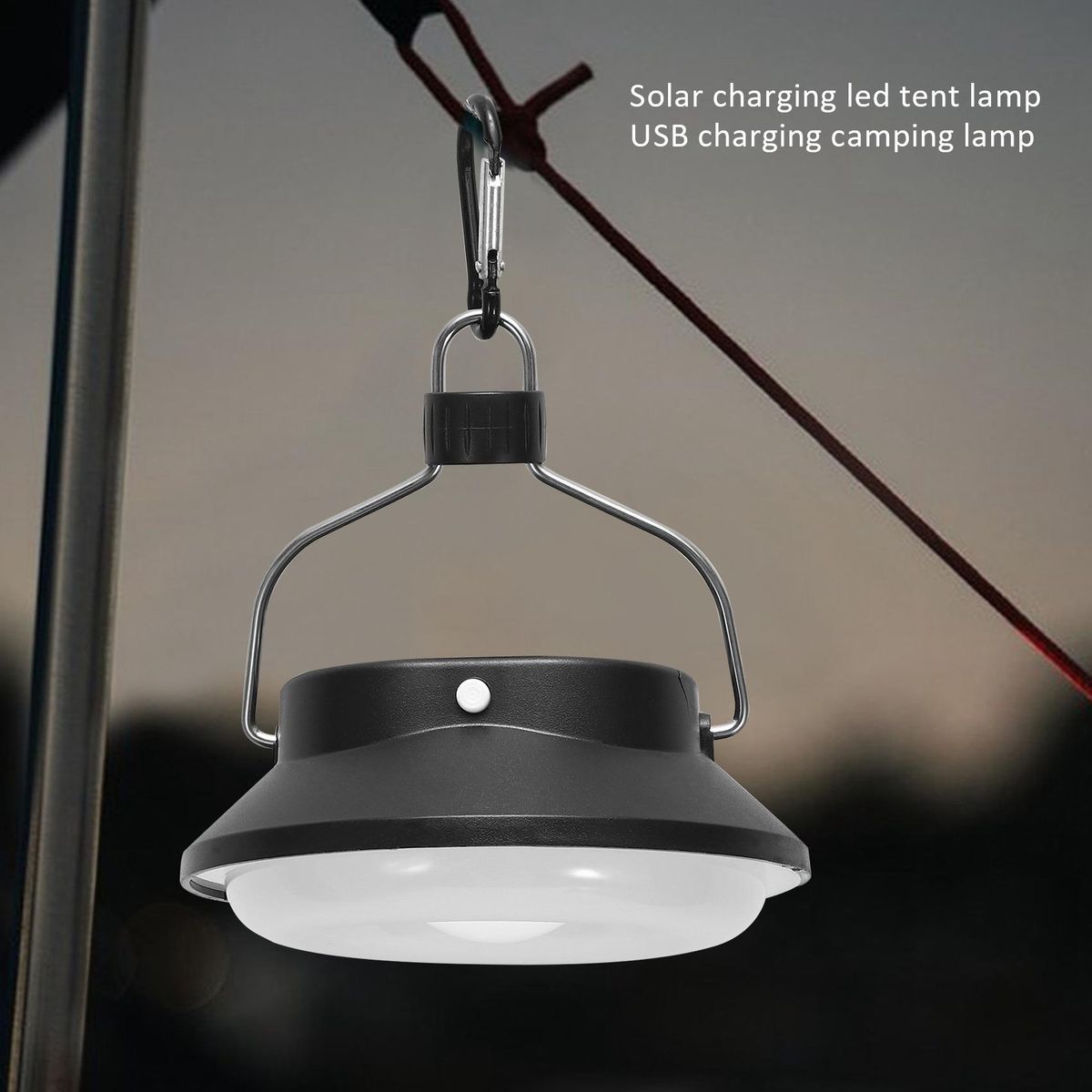 Solar Charging Led Tent Light Usb Charging Camping Light 28L