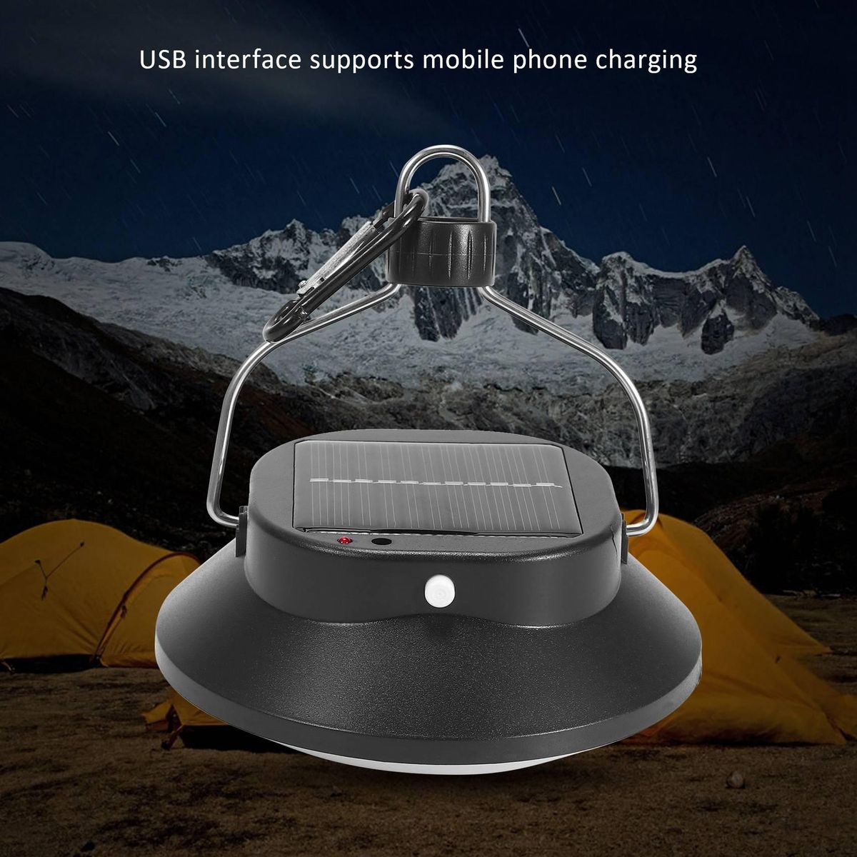 Solar Charging Led Tent Light Usb Charging Camping Light 28L
