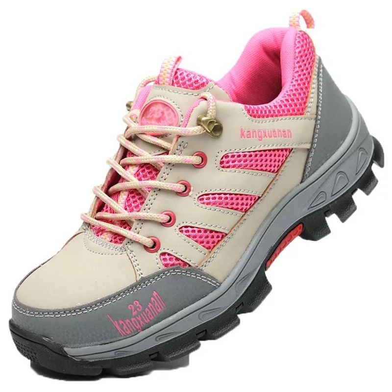 Women Safety Work Shoes Steel Toe Breathable Safety Boots