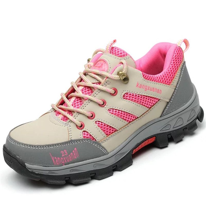 Women Safety Work Shoes Steel Toe Breathable Safety Boots