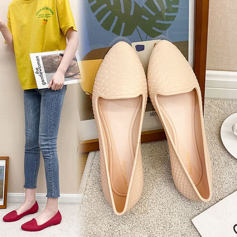 Sandals Rain Shoes Low-top Rain Boots Women's Non-slip Rubber Shoes