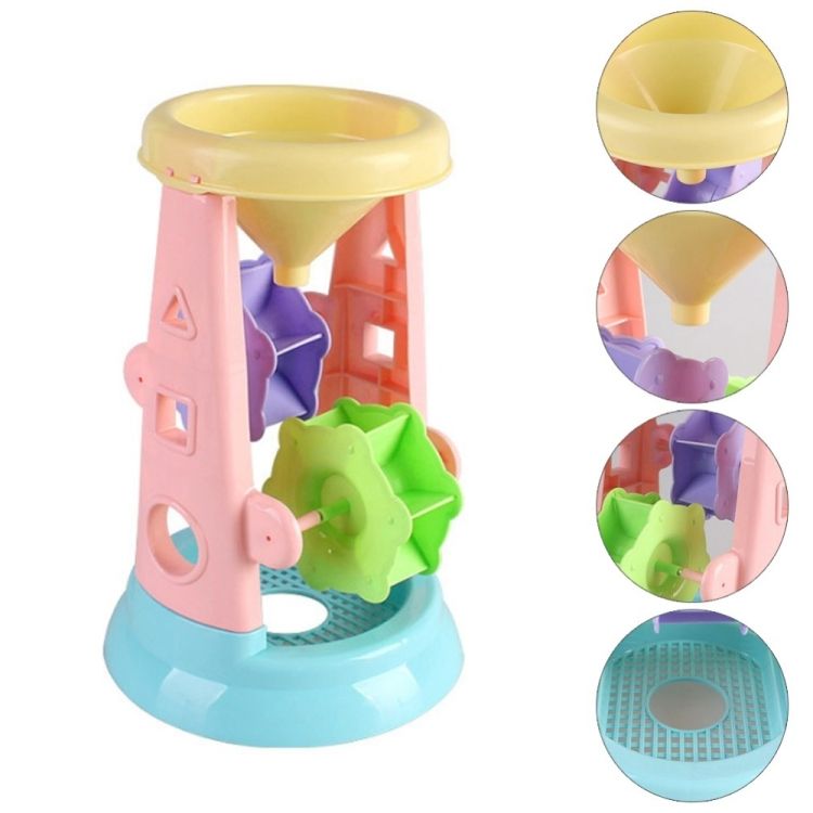 6 In 1 Summer Children Beach Play Sand Toys Sandglass Toy Set Sandglass Set