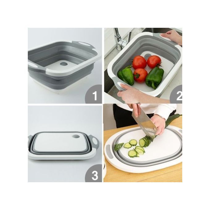 3 In 1 Multi Functional Fold-able Chopping/Cutting Board
