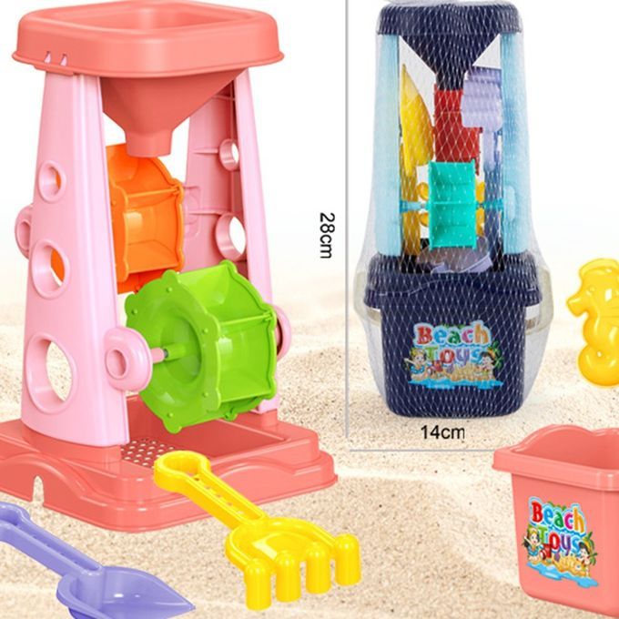 Sand And Water Durable Bea H Toy Set Parent- Hild Intera Tive Edu Ational Toy-random-6pcs