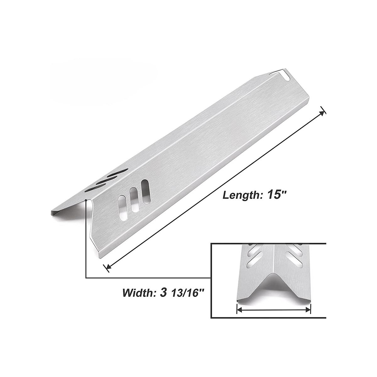 4PCS Heat Plates Grill Repment Part for Expert Grill Parts Heat Tents Grill Accessories Burner Grill Parts