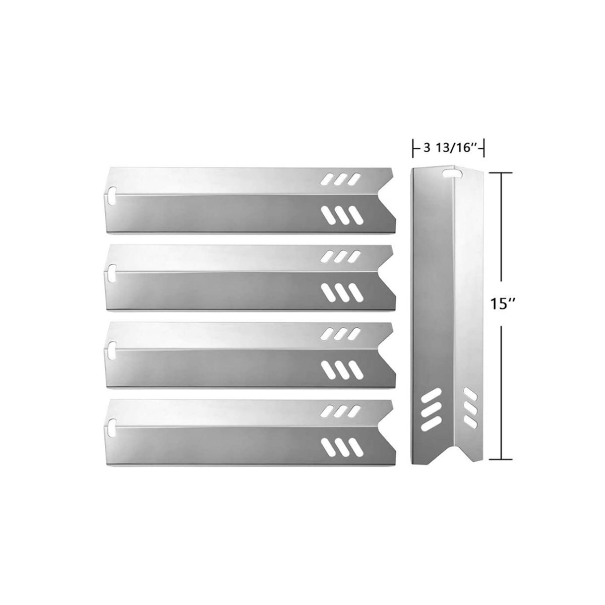 4PCS Heat Plates Grill Repment Part for Expert Grill Parts Heat Tents Grill Accessories Burner Grill Parts