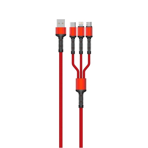 Lc93 3 In 1 Cable For Mobile Phone Micro Type C Plugdata Transfer Line Quick Charger