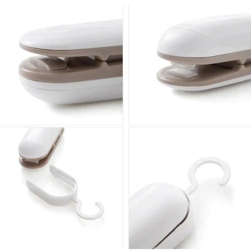Portable Heat Sealer Plastic Package Bag Mini Sealing Machine Handy Sticker And Seals For Food Snack Kitchen Accessories