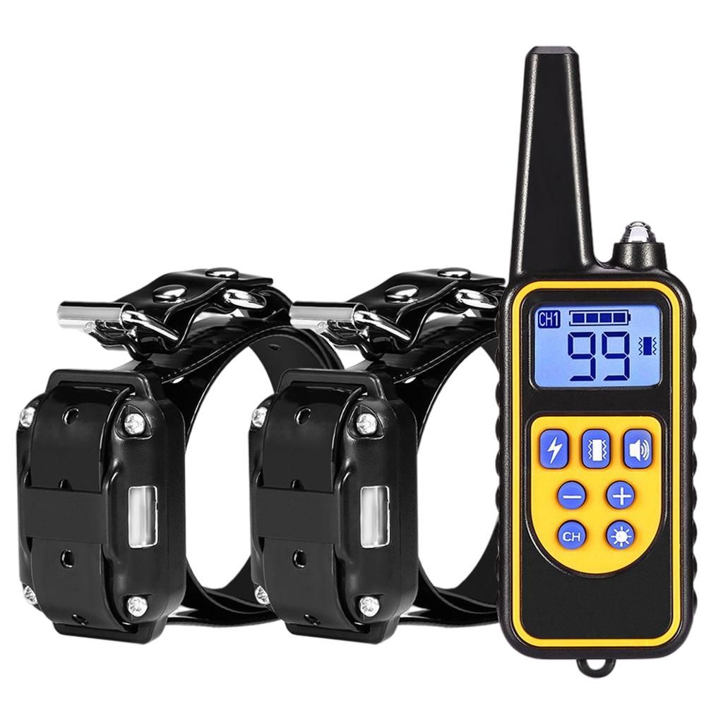 Dog Training  Remote Control 2pcs Black