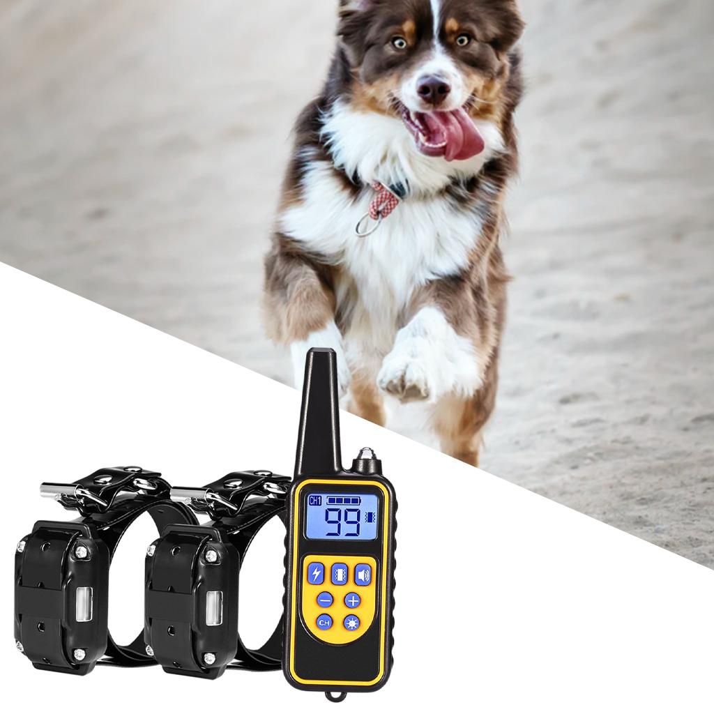 Dog Training  Remote Control 2pcs Black