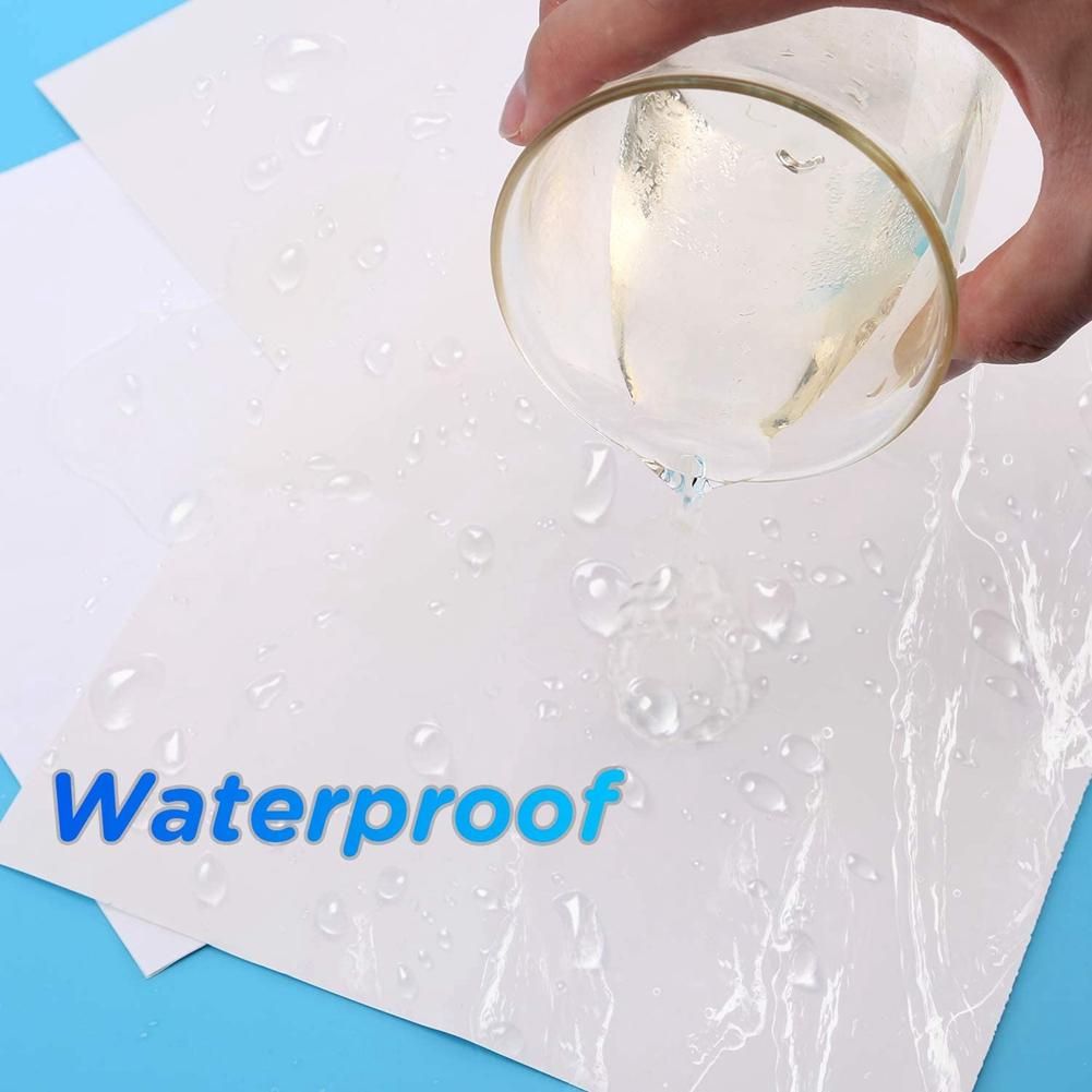 25 Sheets Printable Vinyl Sticker Paper Self-Adhesive