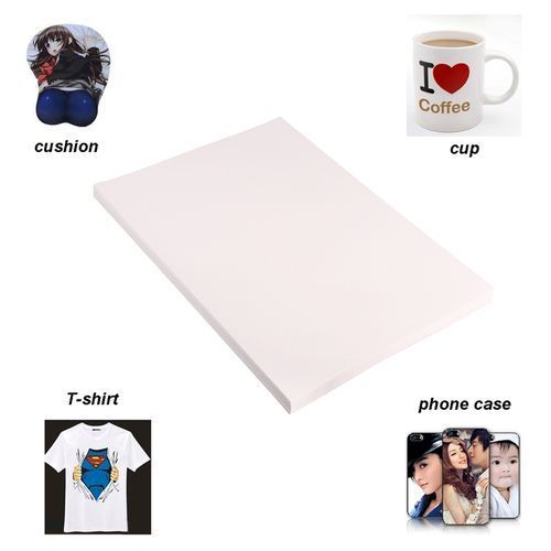 100 Sheets A4 Dye Sublimation Heat Transfer Paper For Polyester Cotton