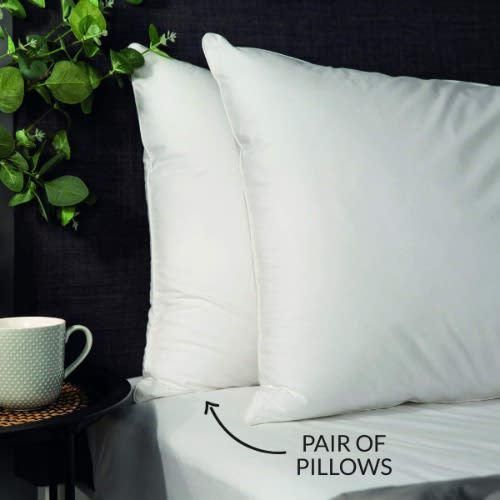 Snuggledown Cluster Down Gentle Neck Support Pillows - Pack Of 4
