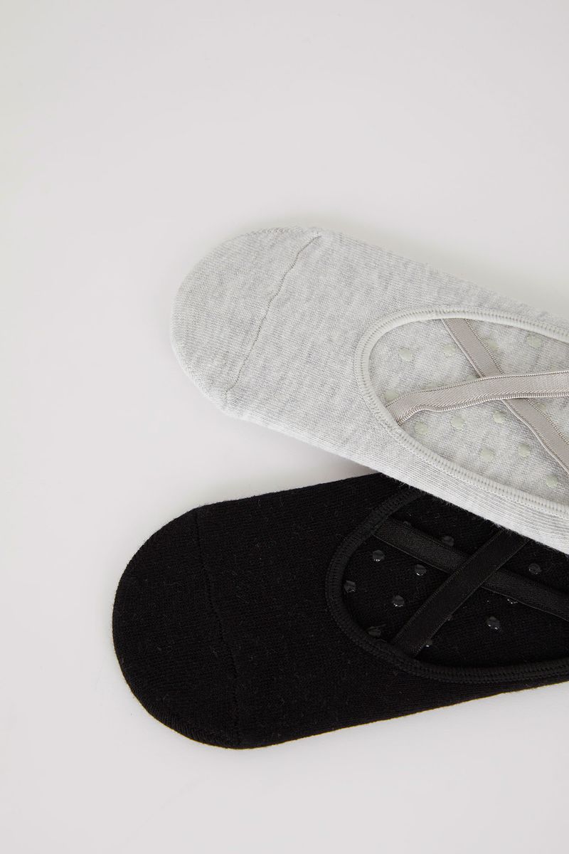 Woman Pilates Socks 2 Low Cut Socks-Karma
