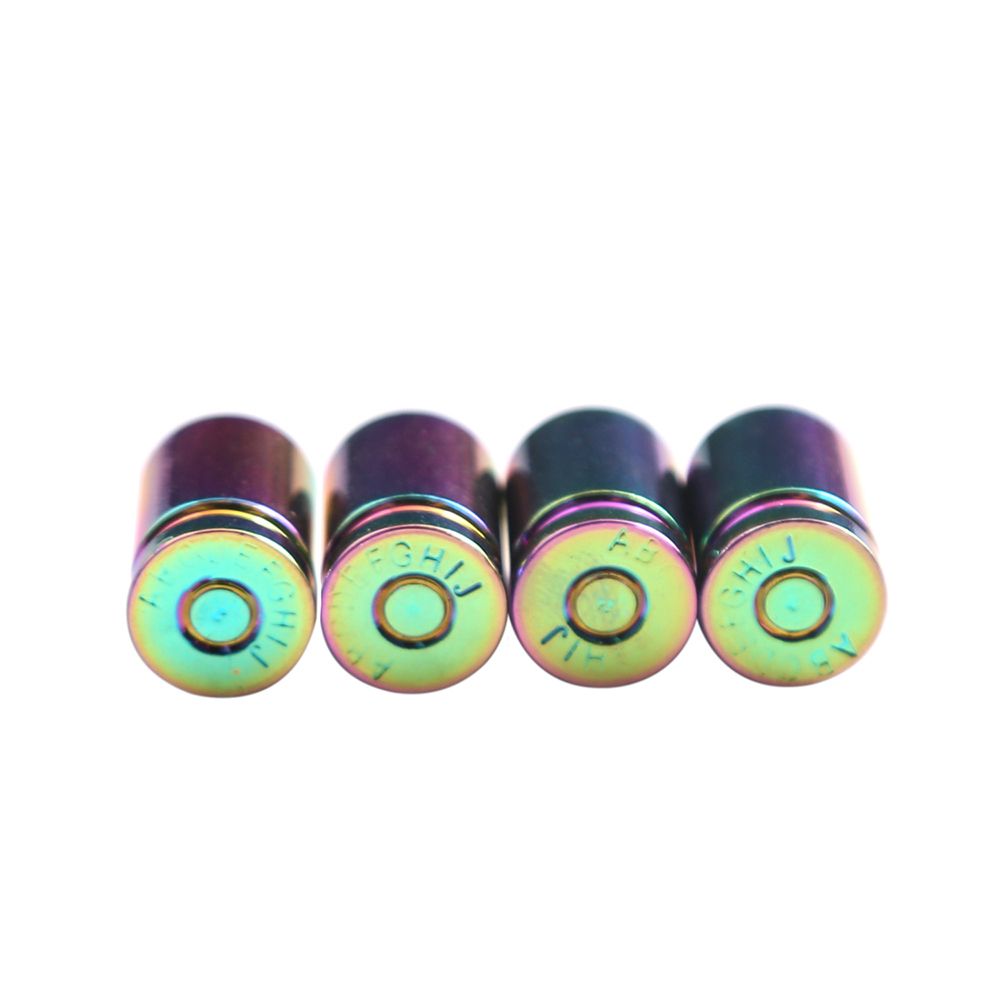 4Pcs Tire Valve Stem Cover Caps Aluminum Car Wheel Air
