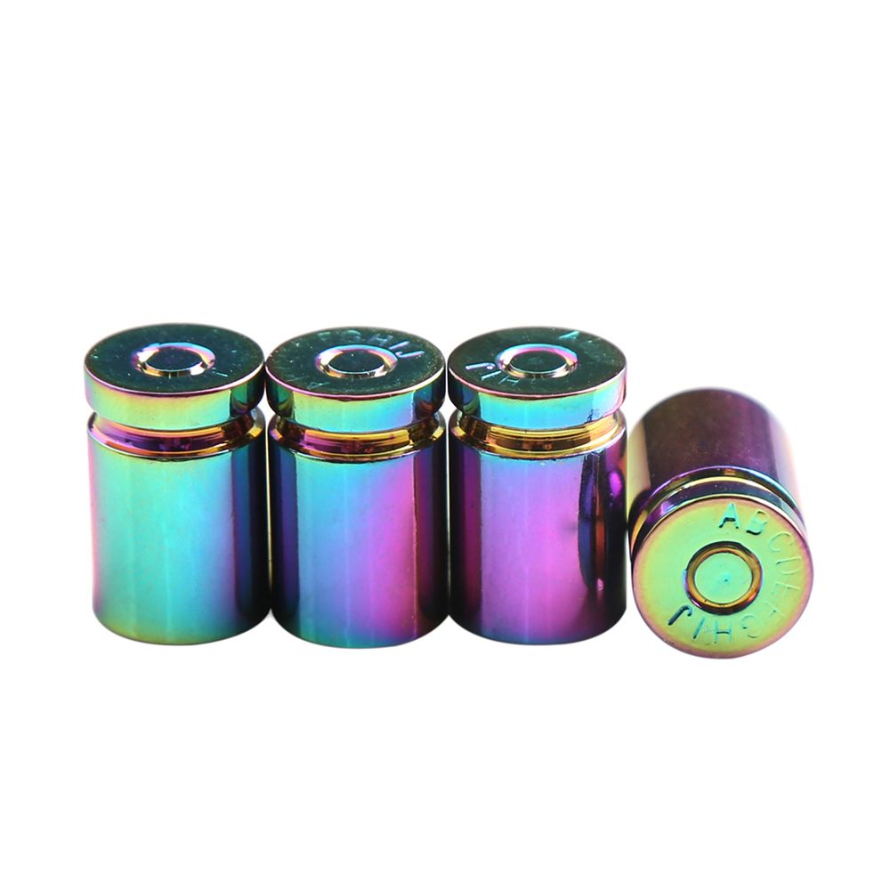 4Pcs Tire Valve Stem Cover Caps Aluminum Car Wheel Air