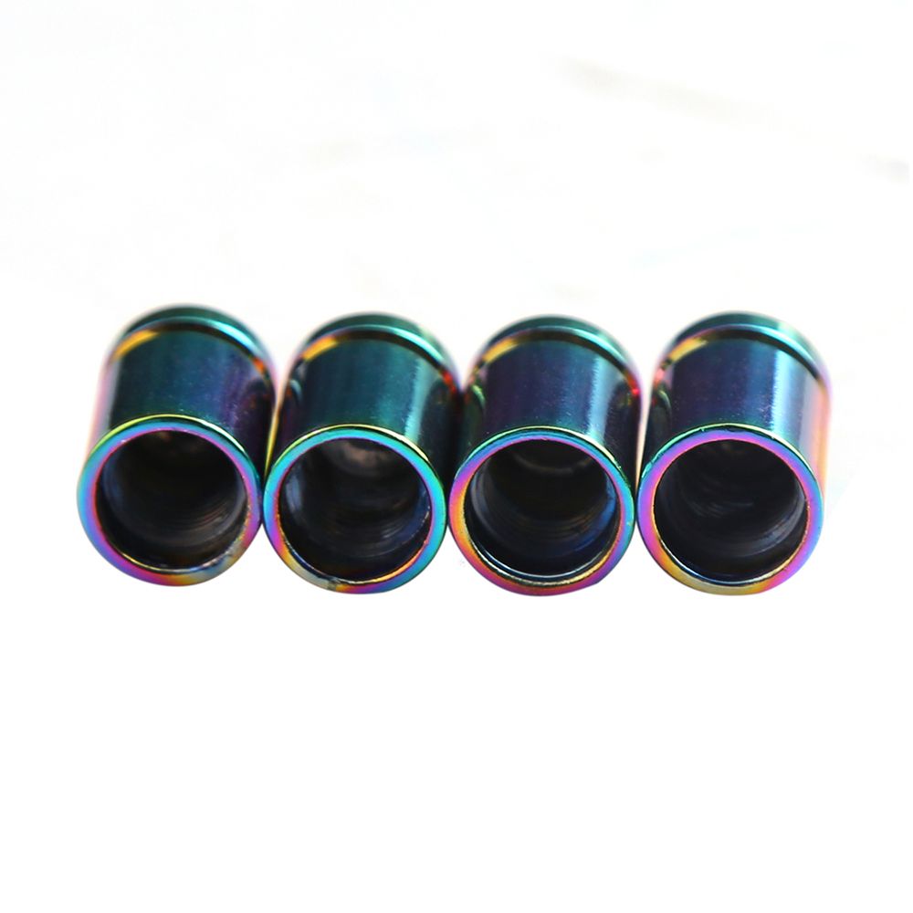4Pcs Tire Valve Stem Cover Caps Aluminum Car Wheel Air