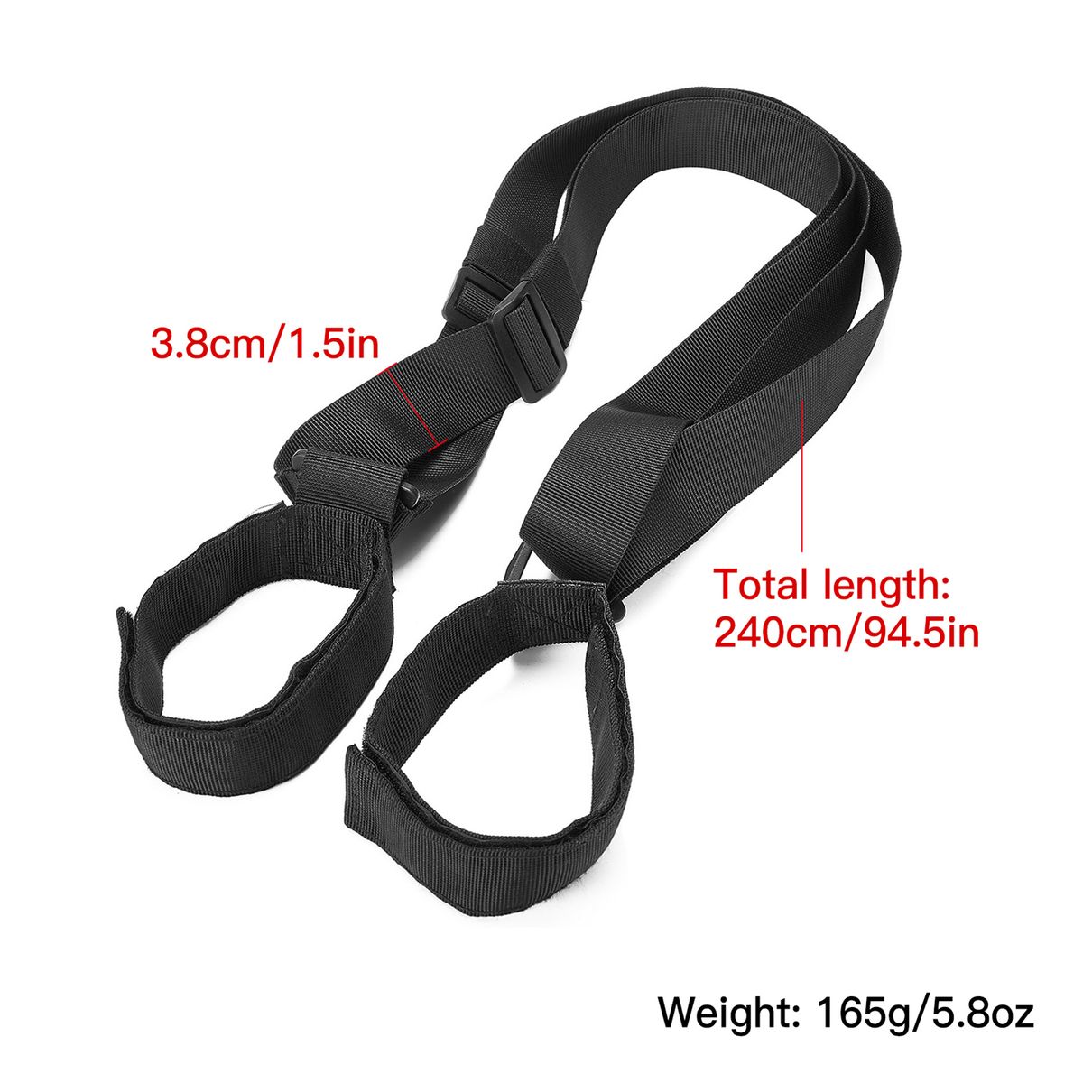 Ski And Poles Backpack Carrier Straps Adjustable Ski