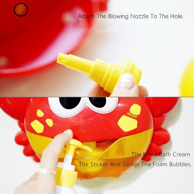 Bubble Crab Baby Bath Toy With 12 Songs