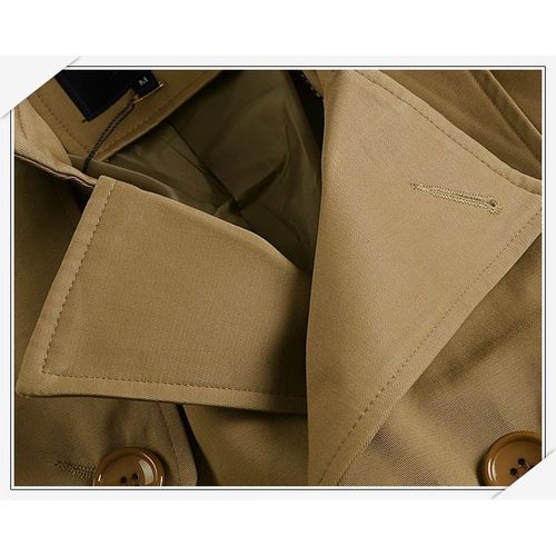New Style Double Breasted Men Jacket Coat Long Section Fashion Trench Coat