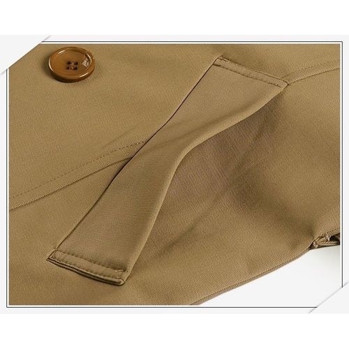 New Style Double Breasted Men Jacket Coat Long Section Fashion Trench Coat
