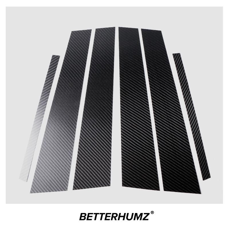 Carbon Fiber For BMW F30 F20 G20 E90 F10 E60 G30 E46 E61 X5 E70 X1 X3 Car Body B C Pillars Post Cover Trim Decoration Stickers
