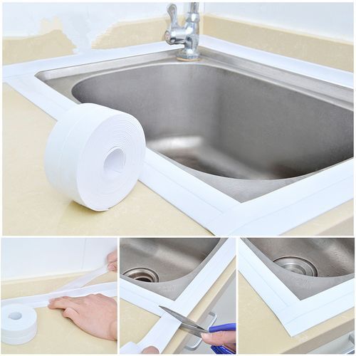 Bathroom Shower Sink Sealing Strip Tape 3.2mX38mm
