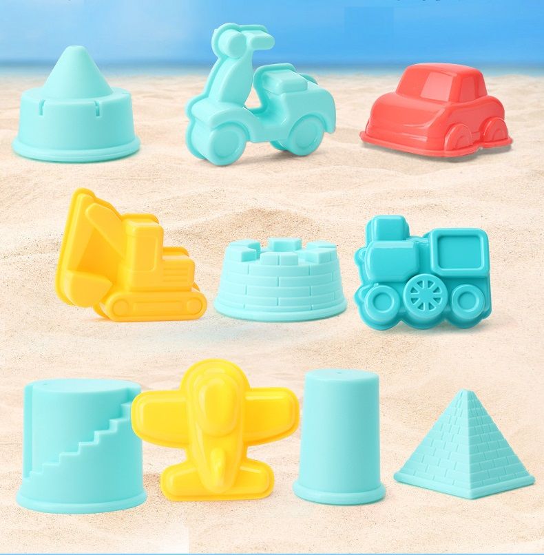 18Pcs Summer Beach Sand Play Toys For Kids Water Toys Sand Bucket Pit Tool