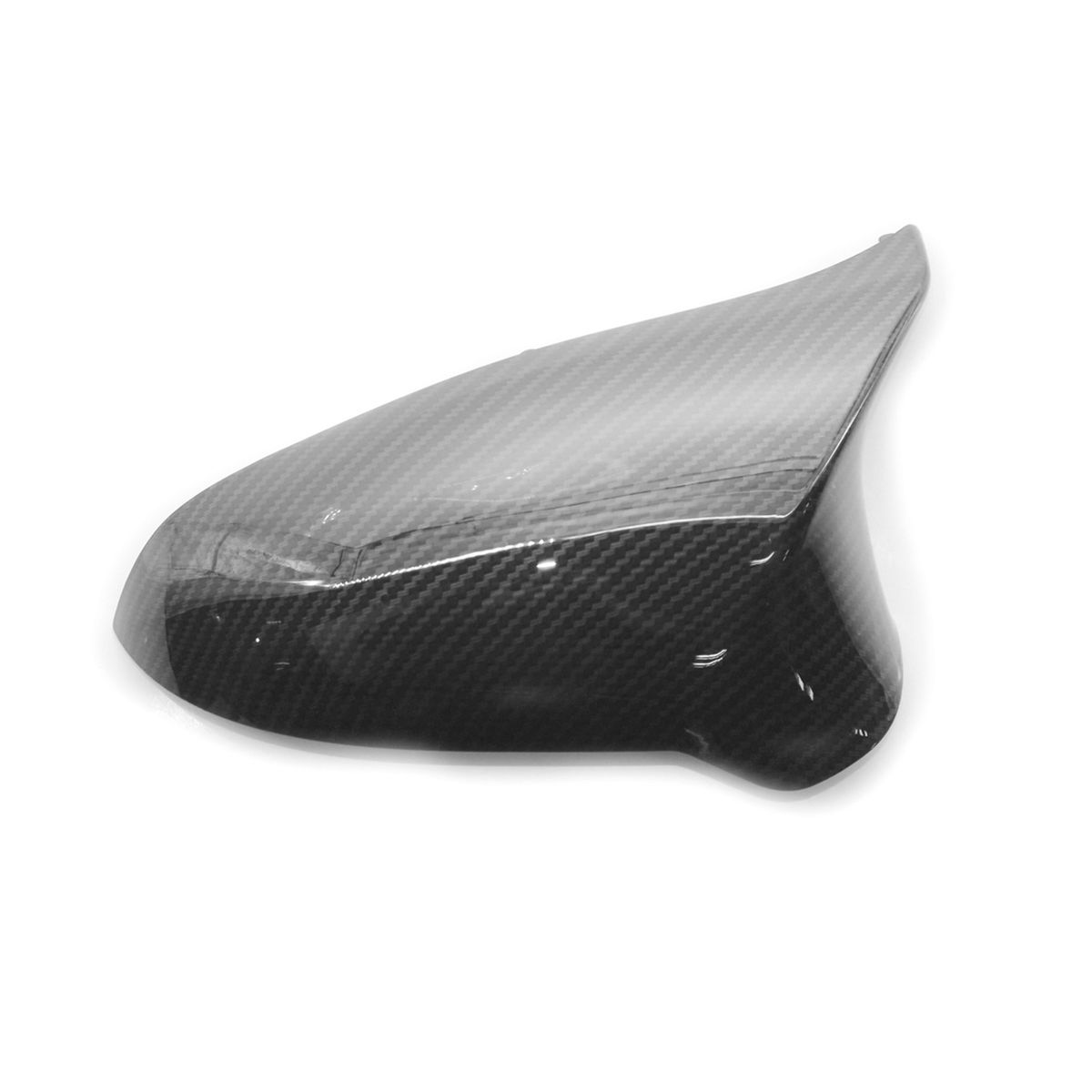 Add On Dry Carbon Fiber Mirror Cover Cap Replacement For BMW