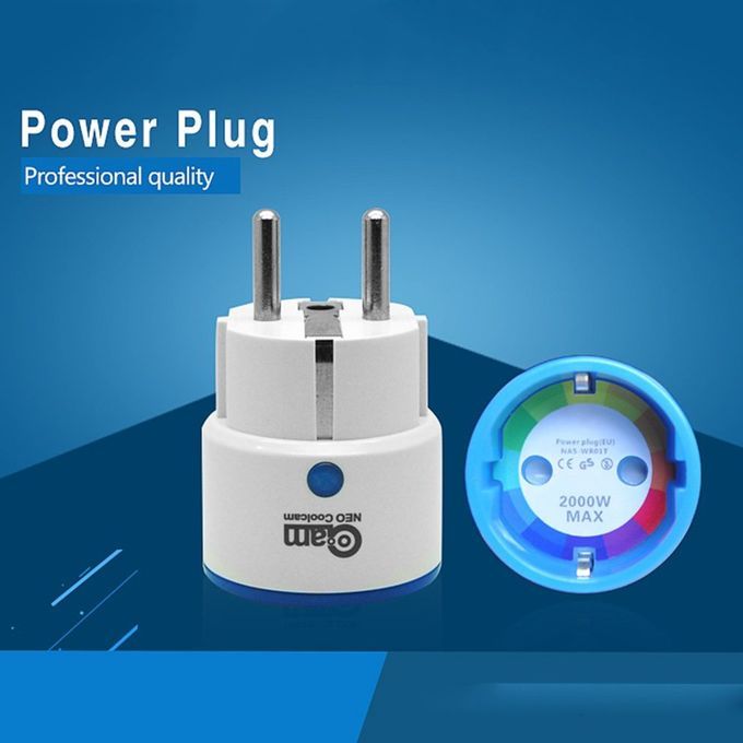 NAS-WR01ZE Z-Wave Smart Power Plug EU Plug So Ket Repeater Extender Outlet-White-EU