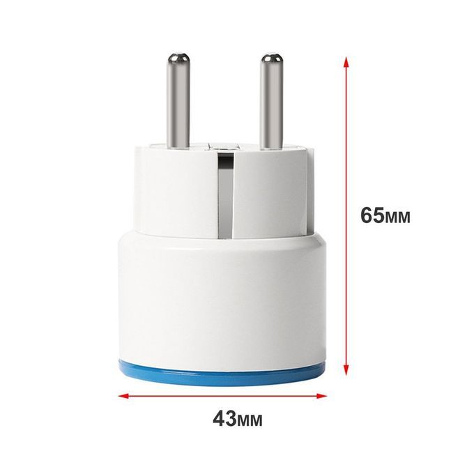 NAS-WR01ZE Z-Wave Smart Power Plug EU Plug So Ket Repeater Extender Outlet-White-EU