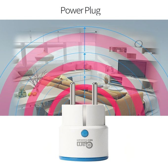 NAS-WR01ZE Z-Wave Smart Power Plug EU Plug So Ket Repeater Extender Outlet-White-EU