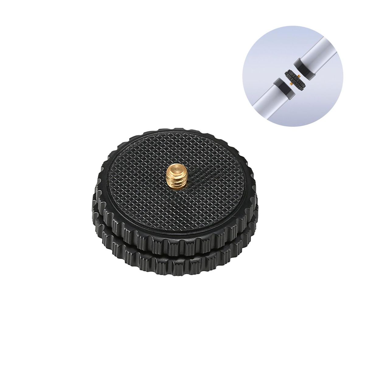 Godox TL-M2 2-Light Coupler Connector 1/4 Inch Screw Connection Easy Installation for Godox TL30 RGB Tube Lights