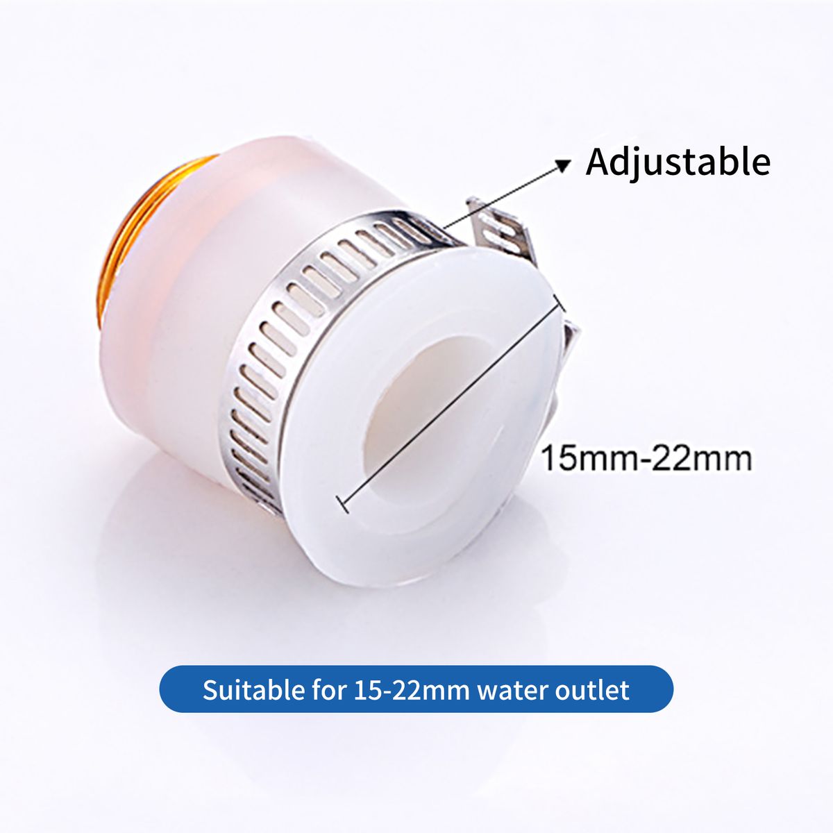 5PCS Faucet Adapter Kit Aerator Adapter Set Rubber Adapter