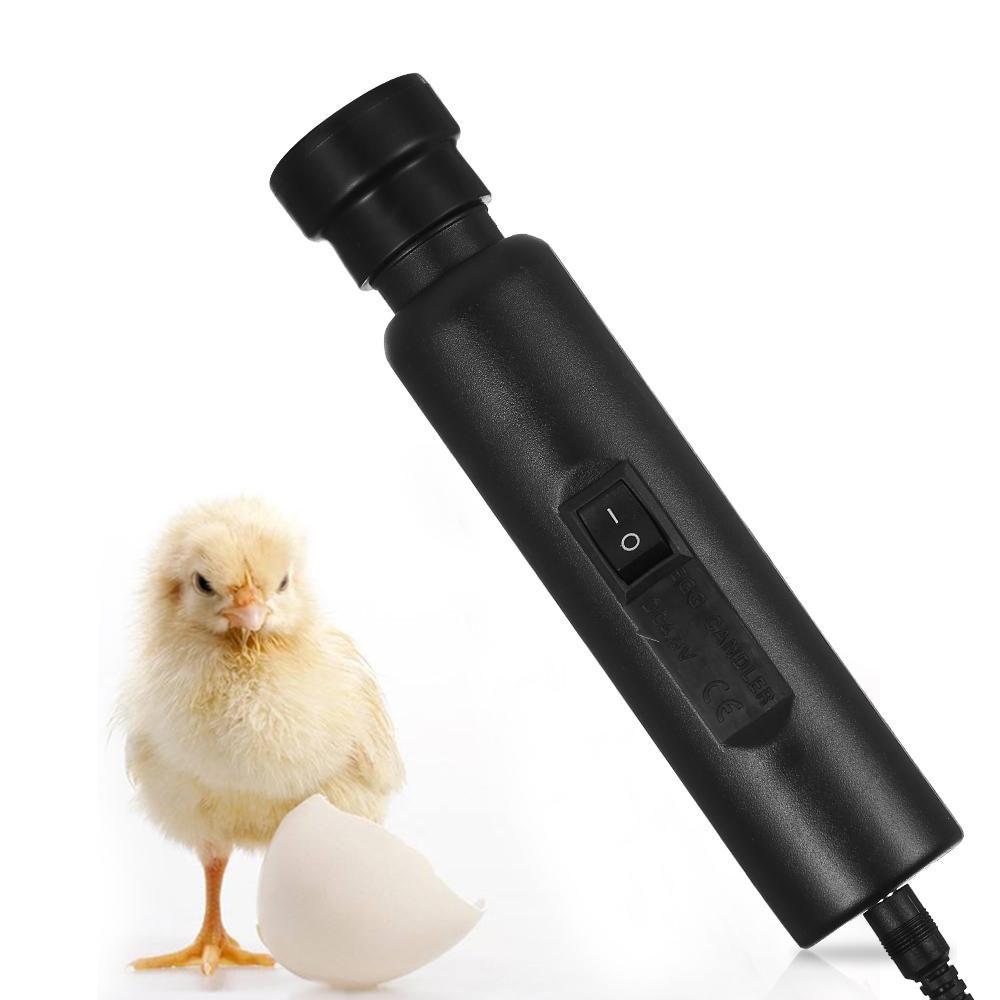 Bright Cool LED Light Egg Candler Tester Incubator Warehouse Exclusive Power by Power Supply Only